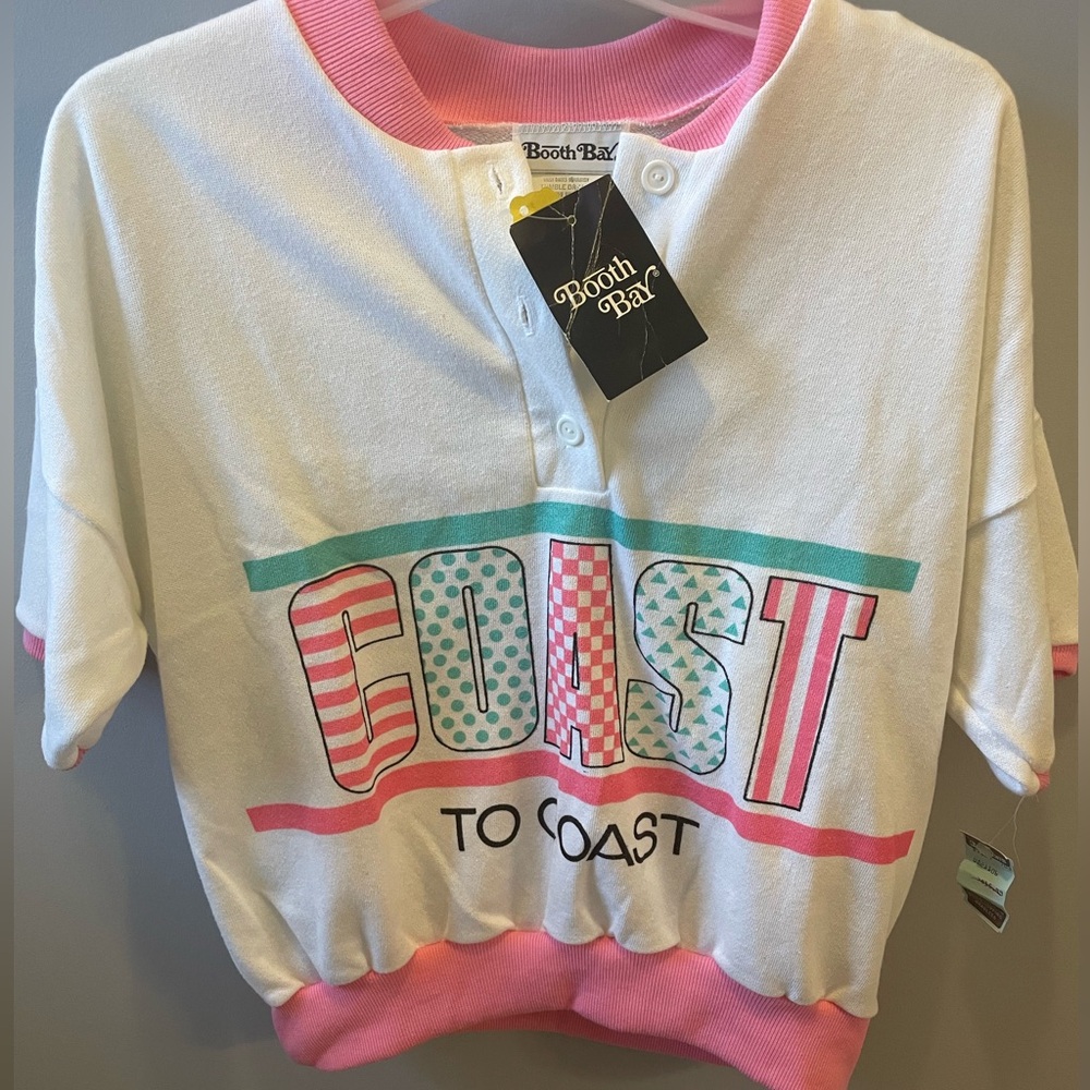 ☀️Booth Bay vintage t-shirt sweater.